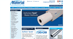 Desktop Screenshot of materialconcepts.com